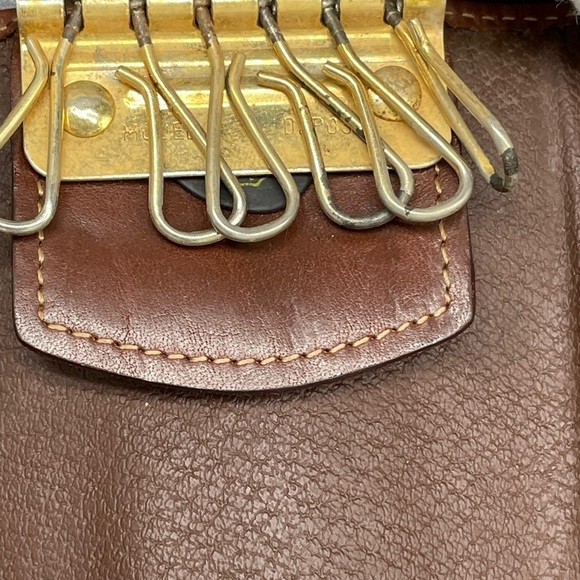 Rare Burberry Vintage Green Novacheck with Horse Pattern Key Holder - Picture 13 of 13